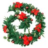 VidaXL Christmas Garland with LED Lights Green 8.9' PVC - 3 of 4