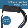 Attop Walking Cane and Walking Stick for Adult Men and Women, FSA Eligible, Lightweight and Adjustable, Ergonomic Hand Grip and Wrist Strap - 2 of 4