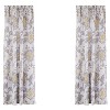 Reverie Floral Lined Curtain Panel with Rod Pocket - 2pk - Levtex Home - 2 of 3