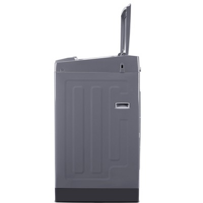 Gray Stainless Steel Top-Loading Electric Washer for RV