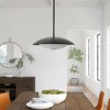 Industrial Black LED Hanging Light Fixture for Kitchen Island, Entryway, or Dining Area - 2 of 4