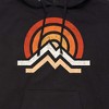 Men's - Instant Message - Simple Mountains Graphic Fleece Pullover Hoodie - 2 of 4