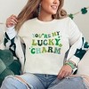 Simply Sage Market Women's You're My Lucky Charm Plaid Short Sleeve Graphic Tee - 2 of 4