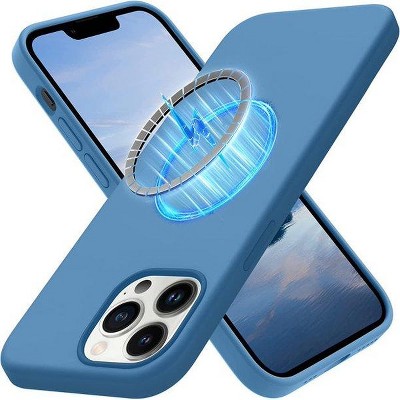Entronix [Magnetic] Case Compatible with iPhone 12/12 Pro - Soft-Touch Liquid Silicone