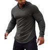 COOFANDY Men's Workout Sweatshirts Long Sleeve Muscle Fit Athletic Gym Hoodies Pullover - 3 of 3