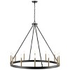 Taelor 12 Light 42" Chandelier - CHA4066 - Black/Gold - Safavieh - 2 of 4