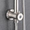 ONWITH Brushed Nickel 6 Inch Rain Shower Head with Handheld Shower Head Bathroom Rain Shower System - 3 of 4