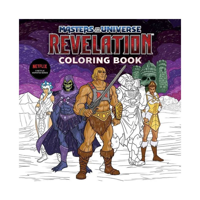 Masters of the Universe: Revelation Official Coloring Book (Essential Gift for Fans) - by  Mattel (Paperback), 1 of 2