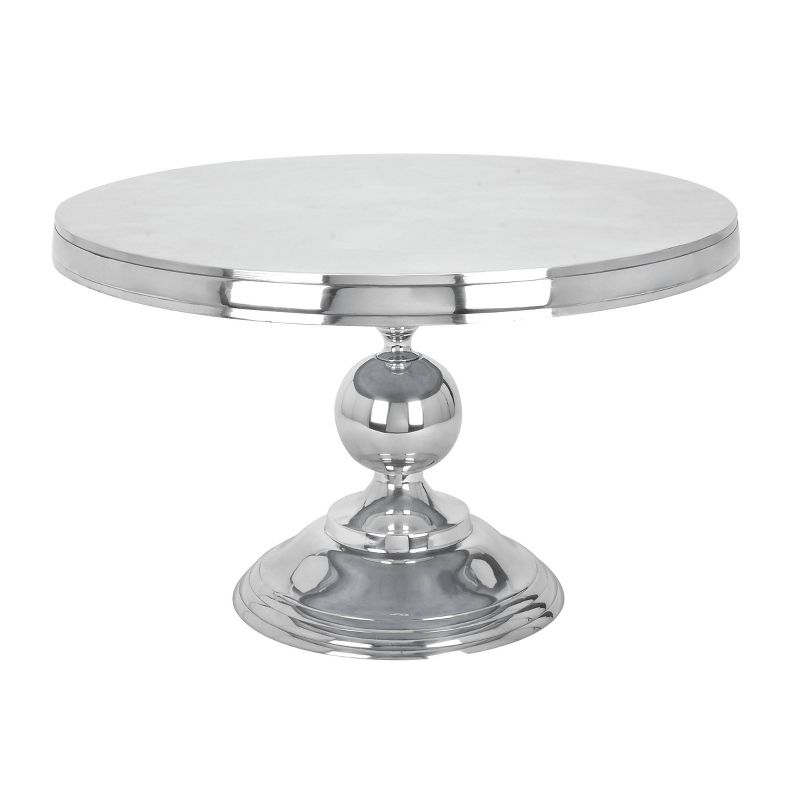 Traditional Aluminum Coffee Table Silver - Olivia &#38; May, 1 of 6
