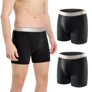 CARER Incontinence Underwear for Men Washable Reusable Leak-Proof Mens Incontinence Boxer - Medium Absorbency 2pk - 1 of 4
