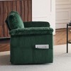 33'' Corduroy Oversized Swivel Lounge Chair with Plush Cushions, Rotatable and Perfect for Living Room, Bedroom, Office or Kids Room - 4 of 4