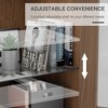 Modern Minimalist Wood Grain Decorative Storage Cabinet Combination Cabinet with 6-Story Shelves - 4 of 4