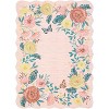 Rug, Machine Washable Non-Slip Floral Accent Carpet for Living Room, Bedroom, Kids Room, Stain-Resistant Easy-Clean Indoor Floor Mat - 2 of 4
