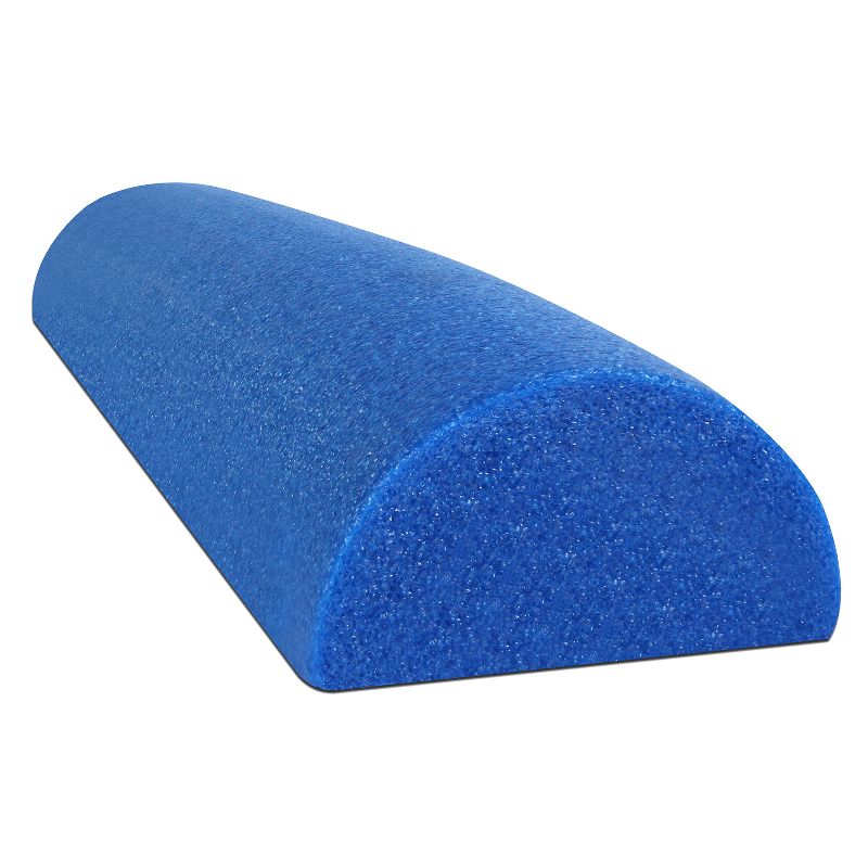 CanDo Blue PE Foam Rollers for Fitness, Exercise Muscle Restoration, Massage Therapy, Sport Recovery and Physical Therapy for Homes, Clinics, and Gyms, 1 of 7