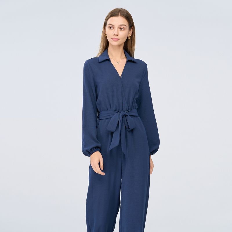 Women's Belted Jogger Jumpsuits - Cupshe, 5 of 16
