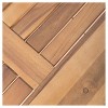 Sunqueen Rectangle Acacia Wood Dining Table: Outdoor, Non-Extension, 6-Seater - Christopher Knight Home - 3 of 4