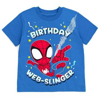 Marvel Spidey and His Amazing Friends Spider-Man Ghost-Spider Birthday Girls T-Shirt Toddler