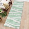 Machine Washable Area Rug Modern Non Slip Rug Foldable Stain Resistant Low Pile Wave Distressed Design Indoor Carpet for Bedroom Office Nursery - 4 of 4