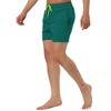 TATT 21 Men's Summer Holiday Mesh Lining Drawstring Waist Solid Board Shorts - image 4 of 4