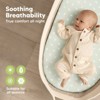 KeaBabies Organic Bassinet Sheet for Baby Girls, Boys, 2-Pack Soothe Bassinet Fitted Sheets, Bedside Bassinet Mattress Sheet - 4 of 4