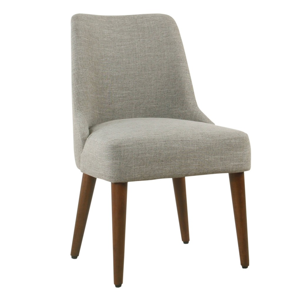 Photos - Chair Hemet Gayle Side  Woven Gray - HomePop