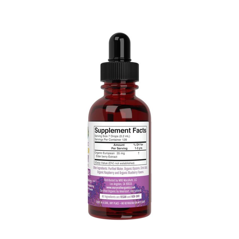 MaryRuth&#39;s Organics Liquid Toddler Vegan Elderberry Drops - 1 fl oz, 4 of 12