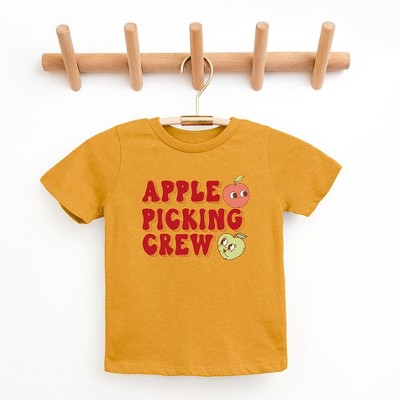 The Juniper Shop Cartoon Apple Picking Crew Youth Short Sleeve Tee