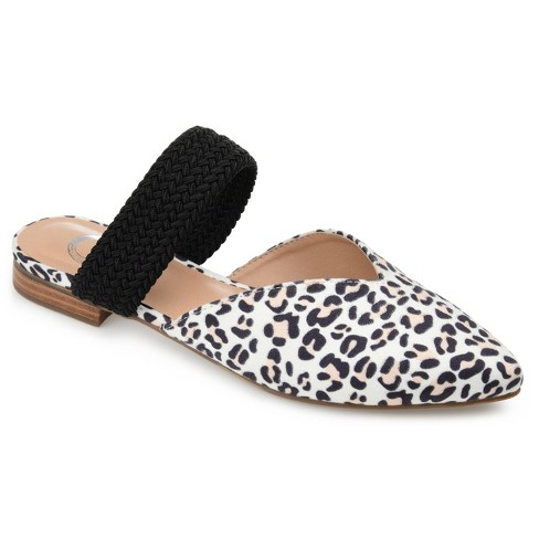 Animal print flat on sale mules