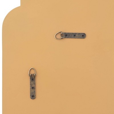Symphony Rectangular Gold Scalloped Edge Wall Mirror