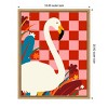 Amanti Art Checkers a the Great Egret by Uma Gokhale Framed Canvas Wall Art - 3 of 4