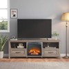 SAINTCY 70 in TV Stand with Fireplace and drawers - 2 of 4