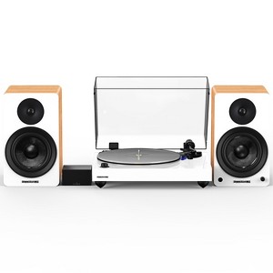 Fluance RT85 Reference High Fidelity Vinyl Turntable, PA10 Phono Preamp and Ai61 Powered 6.5" Stereo Bookshelf Speakers - 1 of 4