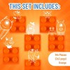 Strictly Briks Bricks Starter Kit, Orange, 144 Pieces, 2x2 Inches, Building Creative Play Set - 3 of 4