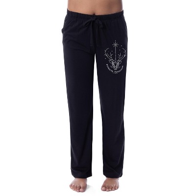 Harry Potter Womens' Expecto Patronum Wizarding World Sleep Pajama Pants  (l) Black : Target