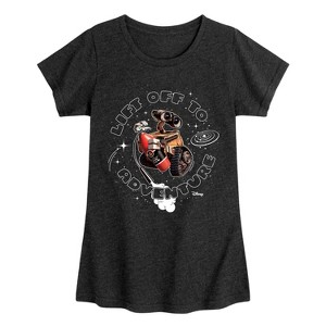 Girls' - Disney - Lift Off To Adventure Fitted Short Sleeve Graphic T-Shirt - 1 of 4
