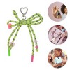 Unique Bargains Braided Bow with Love Buckle Handbag Charm 1 Pc - 3 of 4