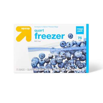 60 x Food Storage Freezer Bags by XupZip™ - Half Gallon Size