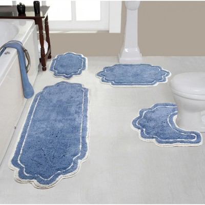 Allure Collection Cotton Tufted Bath Rug Set Set of 4 - Home Weavers