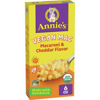 Annie's Organic Vegan Mac Cheddar Flavor - 6oz