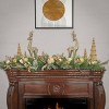 HGTV 5' Champagne Wishes Decorated Mixed Greenery Christmas Artificial Mantel Swag - 3 of 3