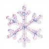 Iridescent LED Hanging Snowflake (Set of 2) - 3 of 3