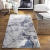 Hauteloom Moana Denim Blue Marble Area Rug - 4 of 4