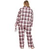 Women's Plus Size Three-Piece Pajama Set - White Mark - 3 of 3