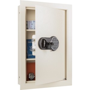 Paragon Safes In-Wall Safe with Keypad, Cream - 1 of 4