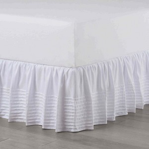 Multi Pleat Queen and King Size Bed Skirt by Martex - 1 of 4