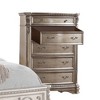 42" Northville Chest Antique Silver - Acme Furniture: 5-Drawer Wood Storage, Metal Glides, No Assembly Required - 2 of 4