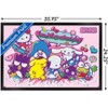 Trends International Hello Kitty and Friends: 24 Tokyo Skate Group Play Framed Wall Poster Prints - 3 of 4