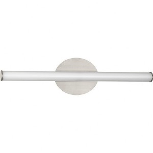 Progress Lighting Phase 3 LED Linear Vanity Light, 1-Light, Wall Mount, Brushed Nickel, Acrylic Shade - 1 of 1
