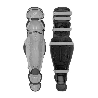 Force3 Baseball Catcher Shin Guards Adult Gray