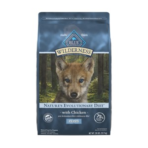 Blue Buffalo Wilderness Puppy Dry Dog Food with Chicken Flavor - 28lbs - 1 of 4